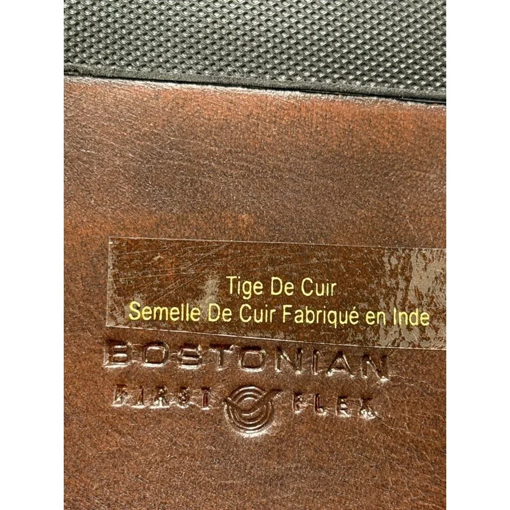 Bostonian Longford Tassel Loafers Burgundy Leather 11M New - Picture 7 of 12